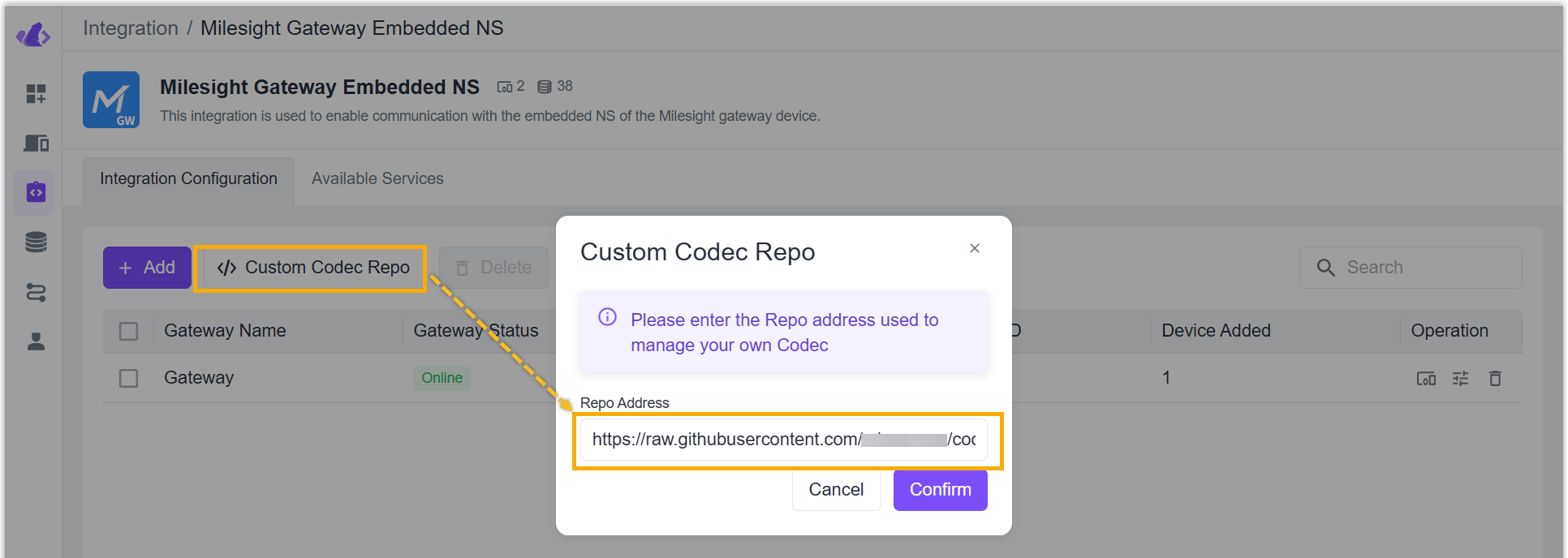 custom-codec-repo